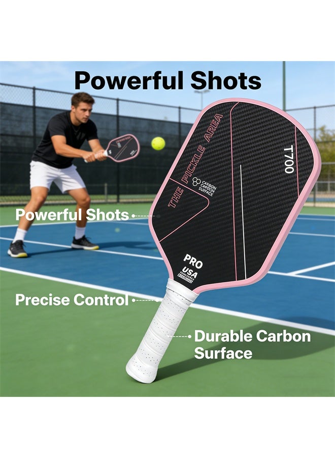 HOMESTAR Professional Pickle ball Paddles, for Power and Feel, Durable Max Spin Surface, Elongated Handle - Image 4