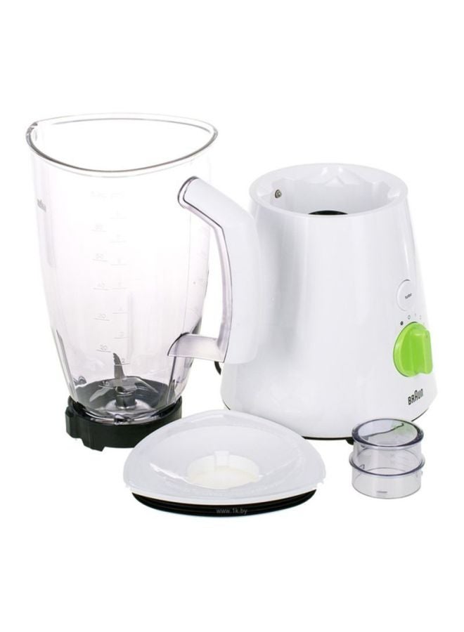 براون خلاط من مجموعة تربيوت 2 L 800 W JB3010 أبيض/ شفاف - Image 3