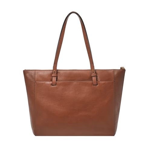 Fossil Women's Rachel Leather Tote Bag Purse Handbag, Medium Brown (Model: ZB7507200) - Image 4
