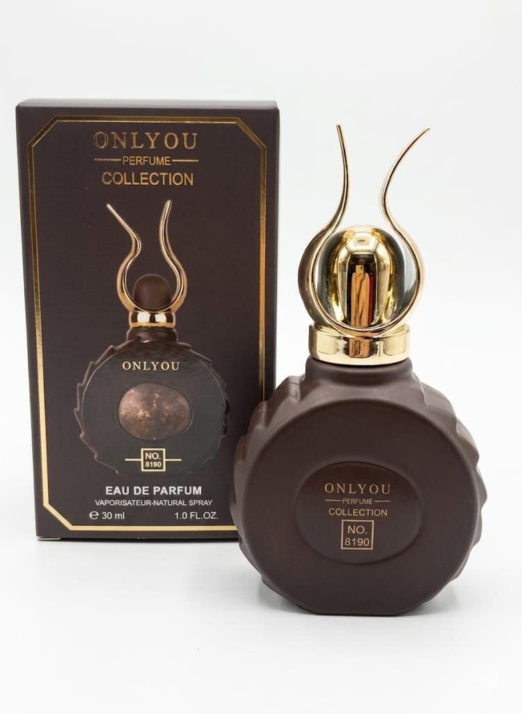 Perfume Collection No.8190 Eau de Parfum Unisex - 30ML | Oriental Woody Long Lasting Perfume with Amber, Sandalwood & Musk