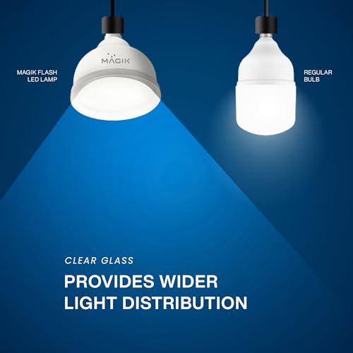 MAGIK Power Plus Flash 40W LED Bulb | Warm White 3000K | High Brightness | B22 Base | Energy Saving | Long Life | Pack of 1 - Image 3