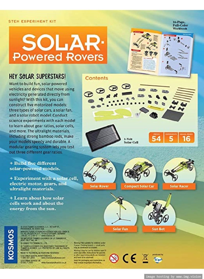 Thames & Kosmos Solar Powered Rovers STEM Experiment Kit - Image 2