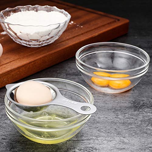 Primetan Stainless Steel Egg Separator White Yolk Filter and Wire Cutter Soft Boiled Eggs Fruit ChopperSlicing Combo Set Pack of 1 - Image 4