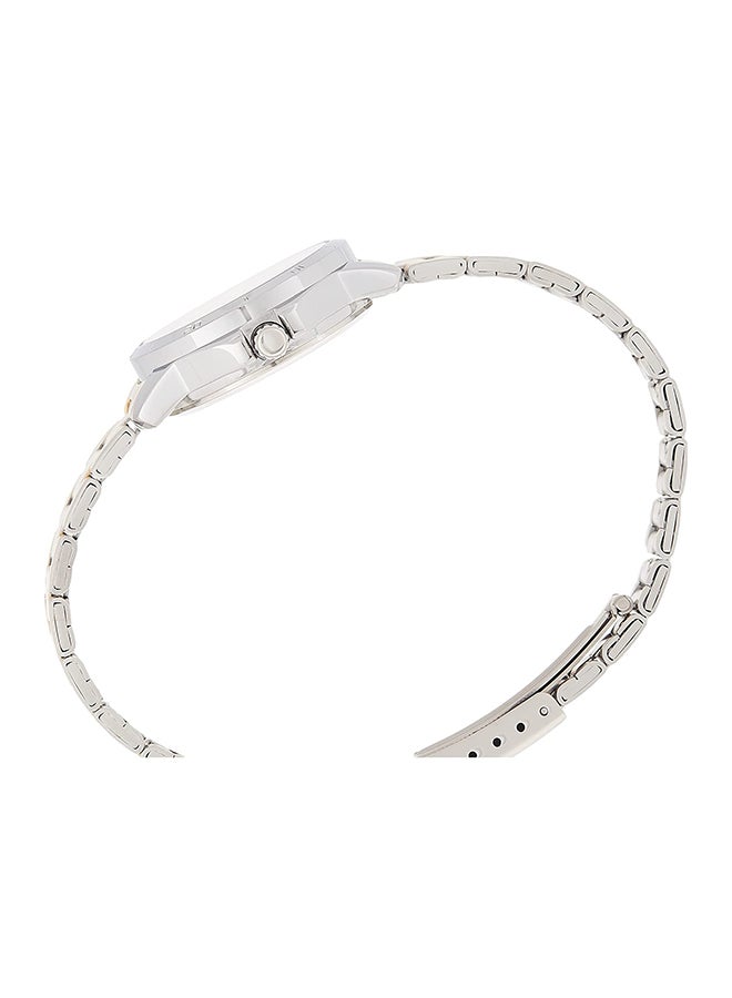 CASIO Women Stainless Steel Quartz Analog Watch LTP-V004SG-9AUDF - 30 mm - Gold/Silver - Image 2