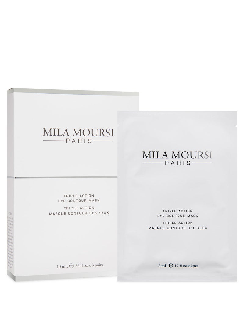 Mila Moursi Triple Action Eye Contour Mask 10ml/5 Pairs