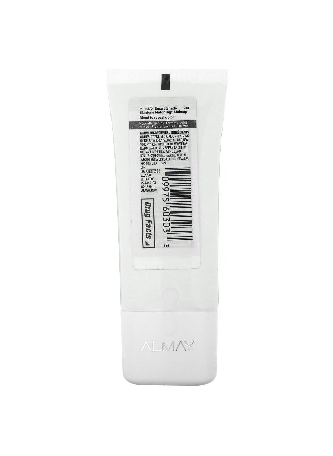 Almay Almay, Smart Shade, Skintone Matching Makeup, SPF 15, 300 Straight Up Medium, 1 fl oz (30 ml)  - Image 2