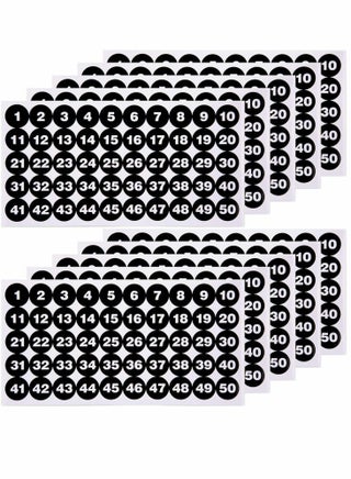 Number Stickers, Consecutive Number Stickers (1-50) 2.54cm Number Labels Waterproof Self-Adhesive Universal Label for Indoor Outdoor Daily Storage Uses (10 Sheets) - pzsku/Z8A2E2BCDF817DB5EDB19Z/45/_/1716942870/3af772c5-5ddc-4d4d-bc5c-914617a64ef5