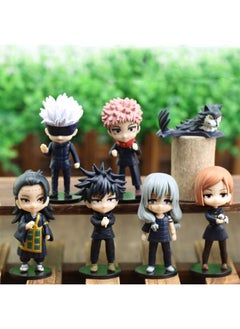 7-piece Jujutsu Kaisen cake decoration ornaments, Xia Youjie Gojo Satoru Knotweed Yuhito anime handiwork