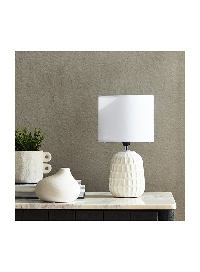 هوم بوكس مصباح طاولة سيراميك من كاسبيان - 17x17x31.5 سم - Image 1