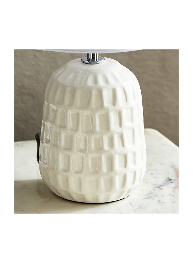 هوم بوكس مصباح طاولة سيراميك من كاسبيان - 17x17x31.5 سم - Image 4