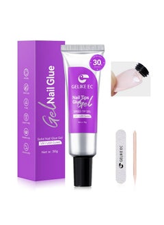 gelike ec Gelike EC Solid Glue Gel for Nail - Adhesive for Press on Tips 30g  - Image 1