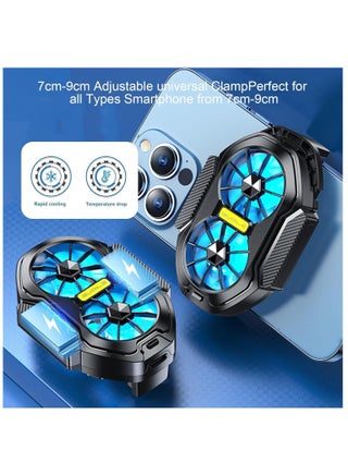 Phone Cooler ,Magnetic Phone Cooler for Gaming,  Semiconductor Cooling Fan, Silent Portable Mobile Radiator for iPhone/Android Smartphones - view 4