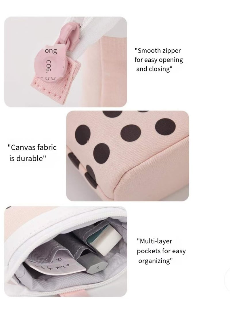 ANGOO Telescopic pencil case, pen holder, pop-up pencil case, vertical telescopic Transformers bag, vertical storage bag, perfect for holiday and New Year office bags - Image 3