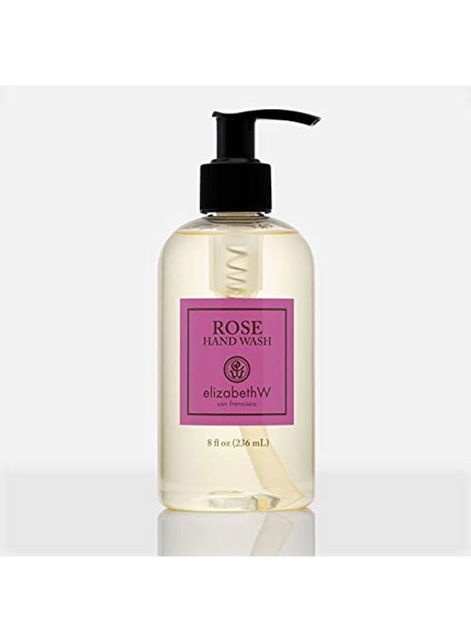 elizabeth W , Rose Hand Wash, 8 Fluid Ounces - Image 2