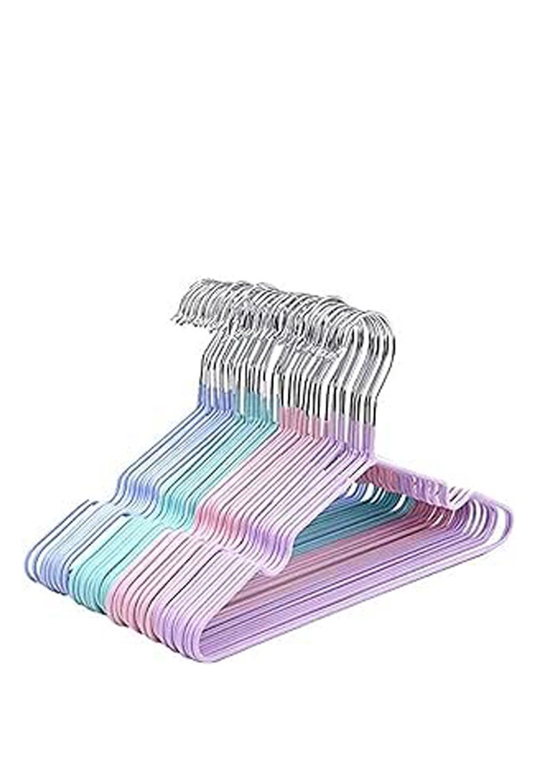 10 pcs metal hangers with silicone control lever  - Image 4