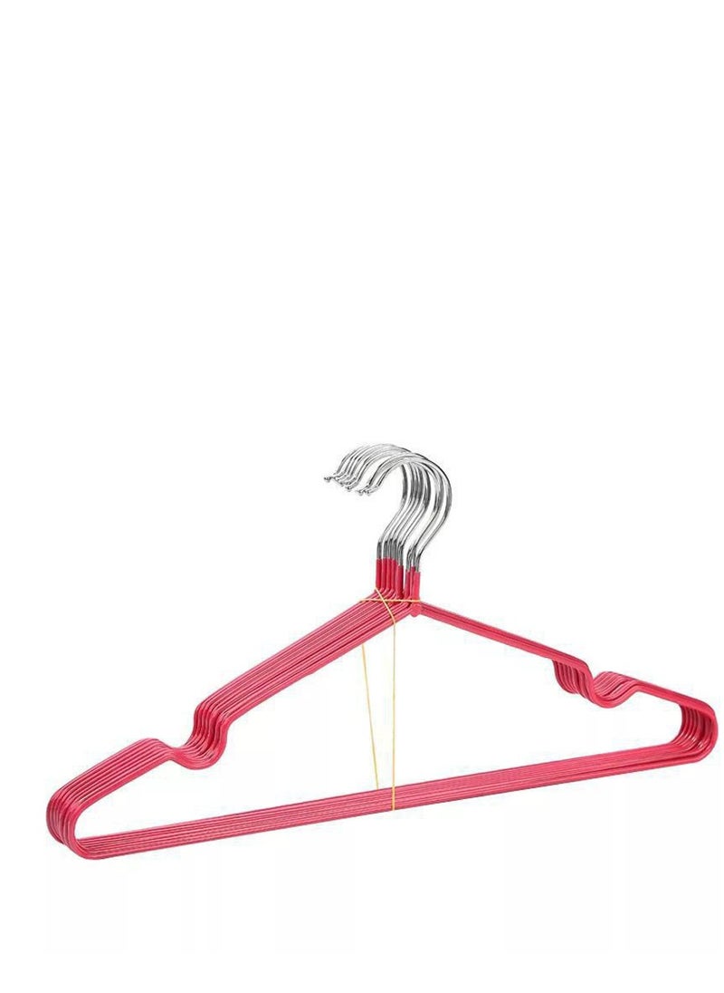 10 pcs metal hangers with silicone control lever  - Image 3