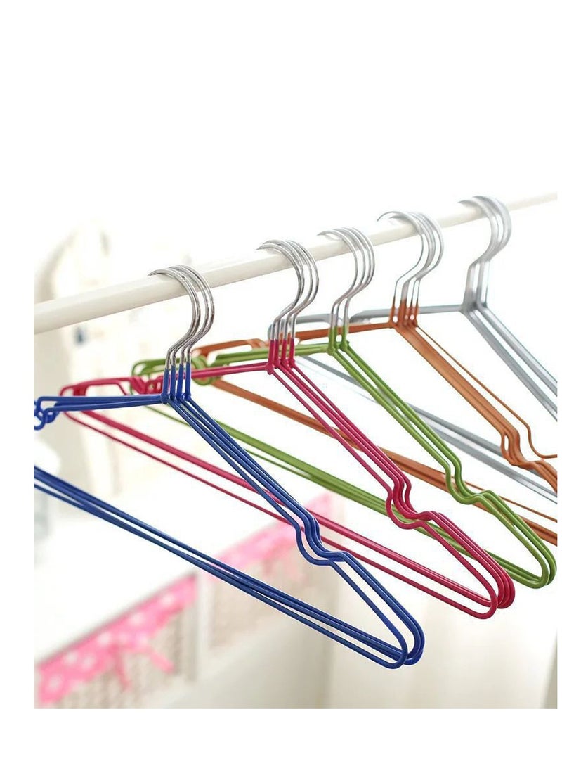10 pcs metal hangers with silicone control lever  - Image 5