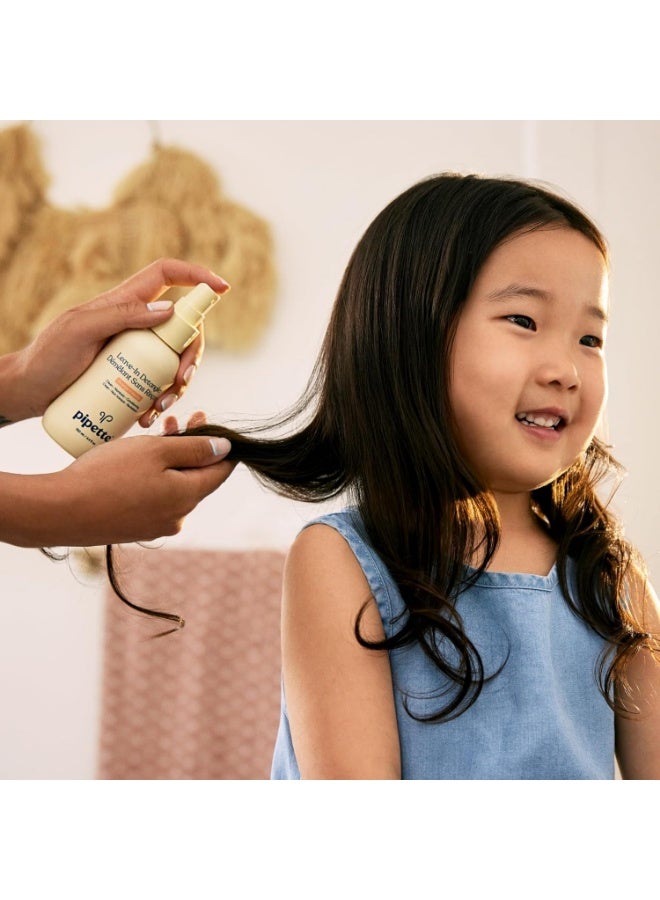 pipette Leave-In Hair Detangler Spray for Kids, 4.4 Fl Oz Orange and Vanilla Scent - Image 3