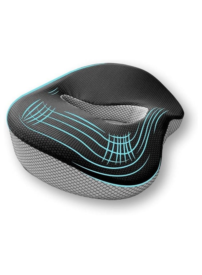 general Seat Cushions for Office Chairs, Memory Foam Car Seat Cushion, Office Chair Cushion, Ergonomic Donut Pillow for Desk, Car and Gaming, Back Pain Relief and Support - Image 1