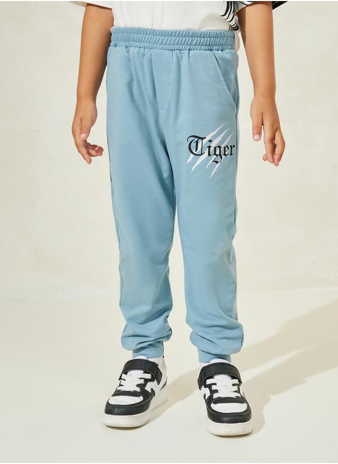 Styli Tiger Graphic Print T-Shirt & Joggers Set  - Image 5