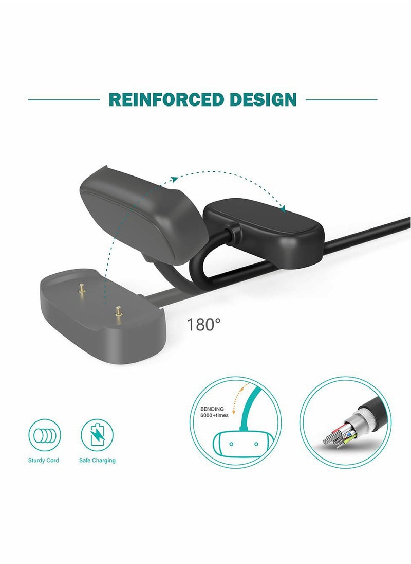 SYOSI - Usb  Watch Charging Cable For Amazfit GTR etc Smart Watch Black - Image 1