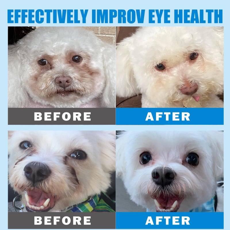 Opula 300Pcs Dog Eye Wipes Biodegradable, Hypoallergenic Cat Dog Eye Cleaner, Pet Tear Stain Remover Wipes | Wrinkle, Face, Eye Cleaner Pads to Gently Remove Discharge, Crust | Unscented Pet Tear Wipe - Image 5