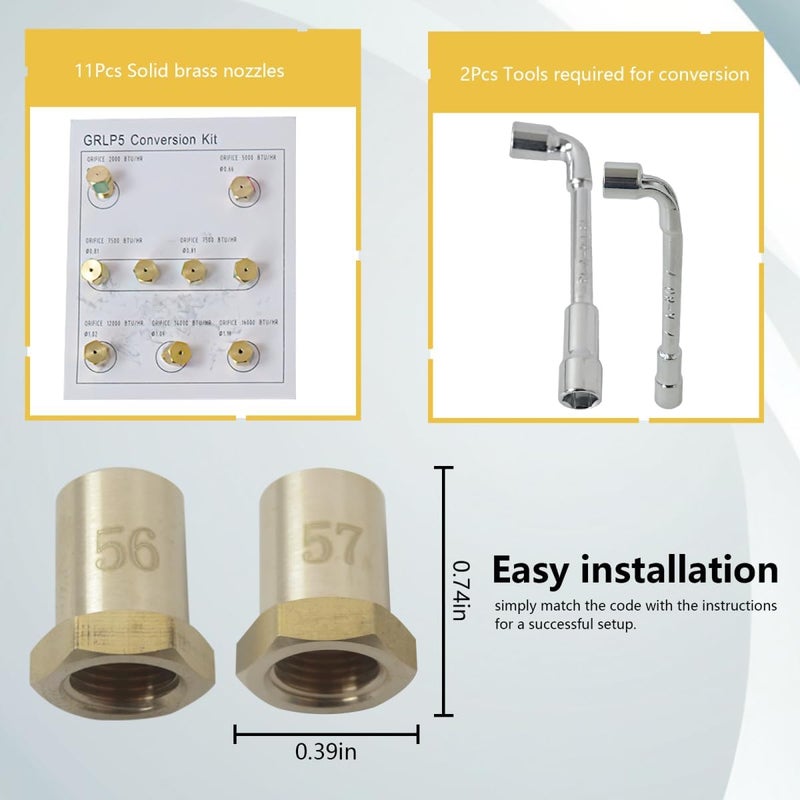 Flexible use switching (New) Range LP Conversion kit Fit for Frigidaire Series Natural Gas To Propane LPG Conversion Kit, Replaces for 4980407 AP7213138 A22390101 316243720 316243721 316243723 Reliable local delivery service Multi-demand satisfied design Modern color selections Light & sturdy Fault optimized construction Treated anti-rust metal Precision polished solid material Durable versatile substance In-house warehouse packing Elegant appearance Multi-purpose fine material In-Kingdom stored commodity Flat working surface Simple upgraded construction Market mainstream color picks Quick assemble Flexible sizing options Licensed warehouse stored goods Dense area priority deliver Global simple assemble options Month-round consistent deliver Simple multi-feature universal build Balanced universal design All-in-one local deliver plan - Image 3