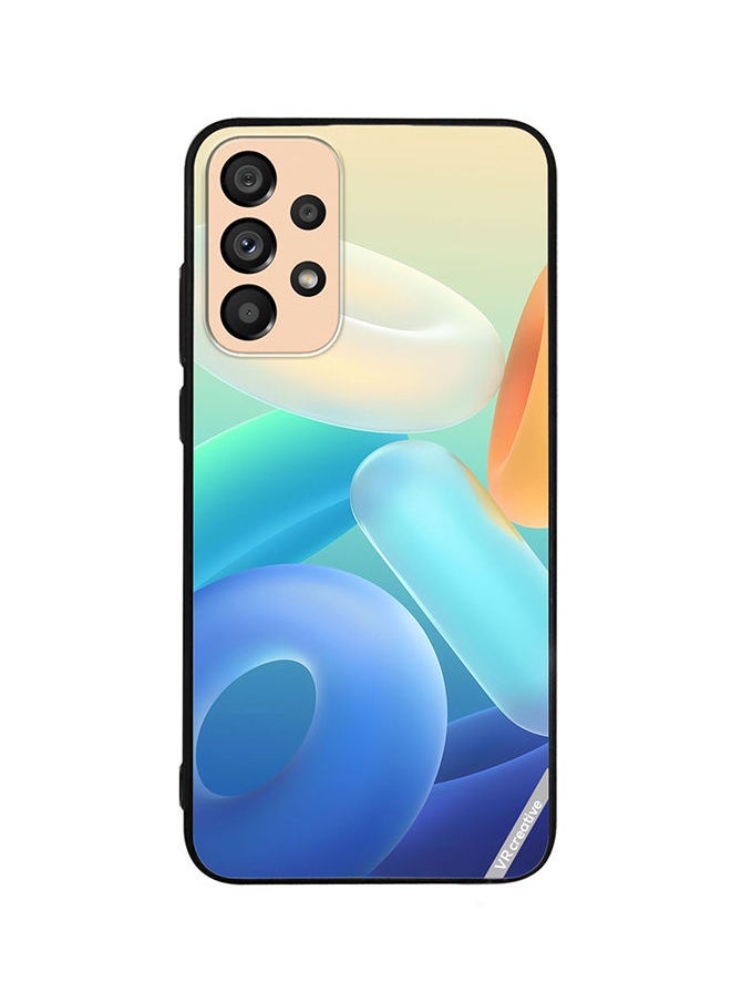 VR CREATIVE - Protective Case Cover For Samsung Galaxy A52/A52 5G/A52s 5G Rings Design Multicolour - Image 1