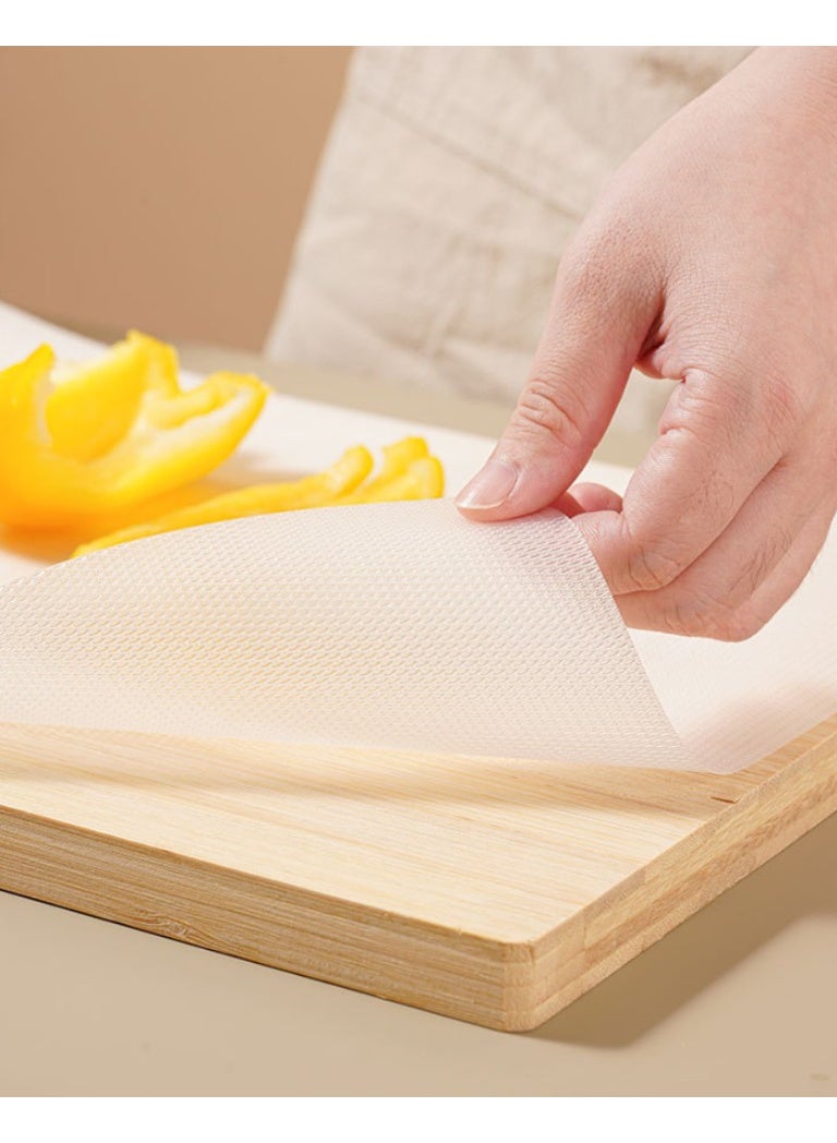 هومستر ألواح القطع القابلة للتخلص 10PCS، ألواح قطع EVA المضادة للانزلاق مع 99.9 ٪ مضاد للبكتيريا، لوحة فصل الطعام الخام والمطبوخ، لوحة إعداد طعام الأطفال مع صندوق القاطع - Image 3