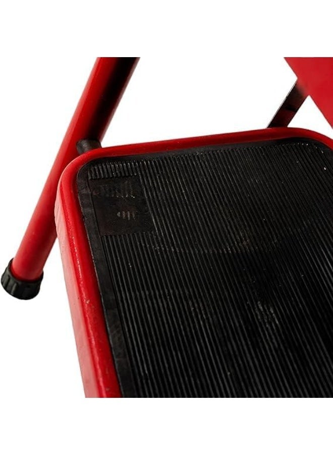 سلم معدني 3 درجات – قابل للطي – متين ويوفر مساحة – تصميم ثابت وسهل التخزين - Image 3