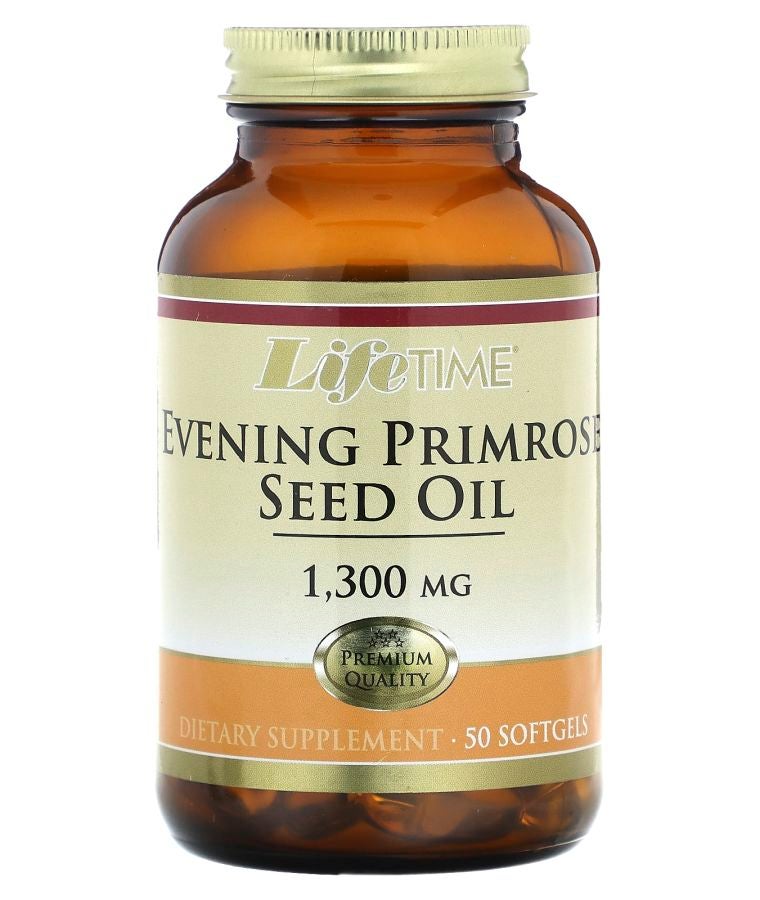Evening Primrose Seed Oil  1300 mg  50 Softgels