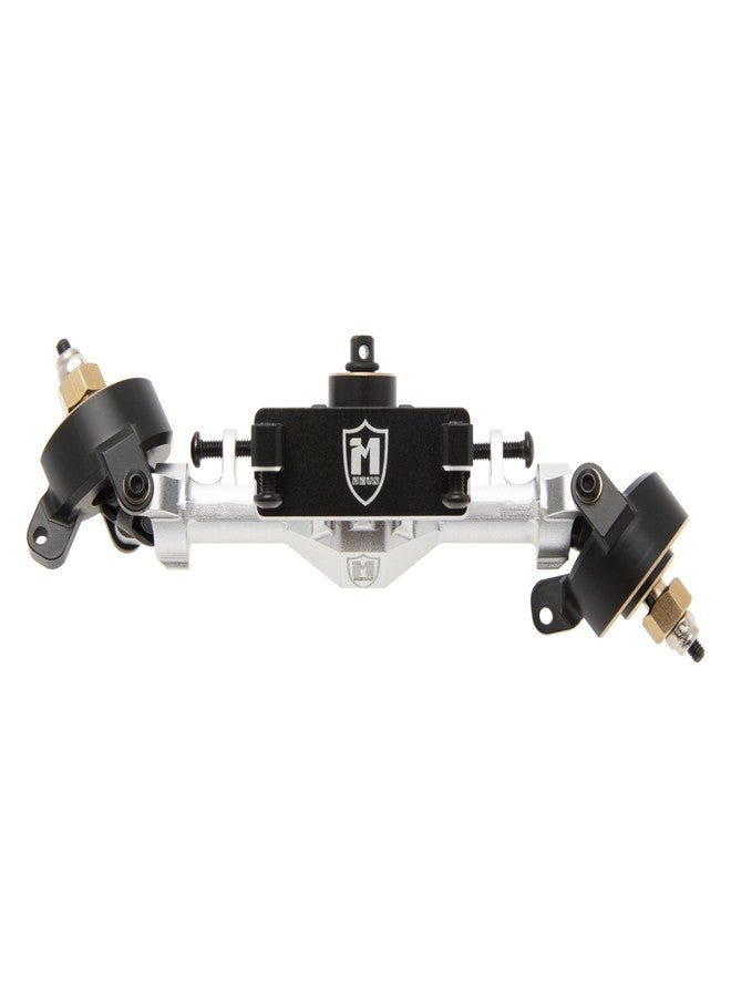MEUS RACING 5mm ISO V1 TRX4M Axles with Adjustable Servo Mount for TRAXXAS 1/18 TRX4M RC Crawler (Silver) - Image 2