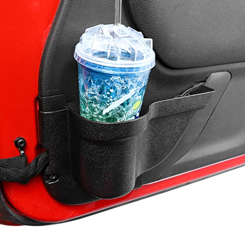 JeCar Door Pockets Front Door Storage Boxes Door Net Pocket Replacement, Interior Accessories for Jeep Wrangler JK JKU 2011-2018 - Image 4