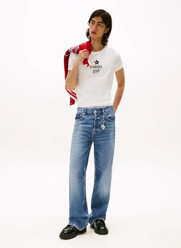 تومي جينز High Waist Realaxed Jeans