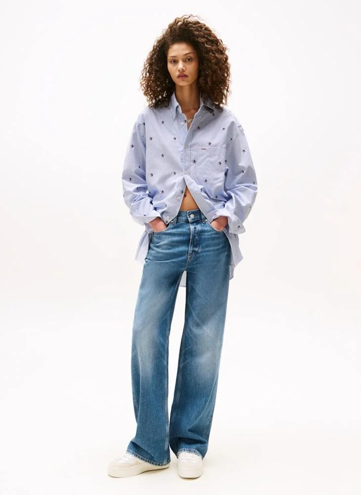 تومي جينز High Waist Realaxed Jeans