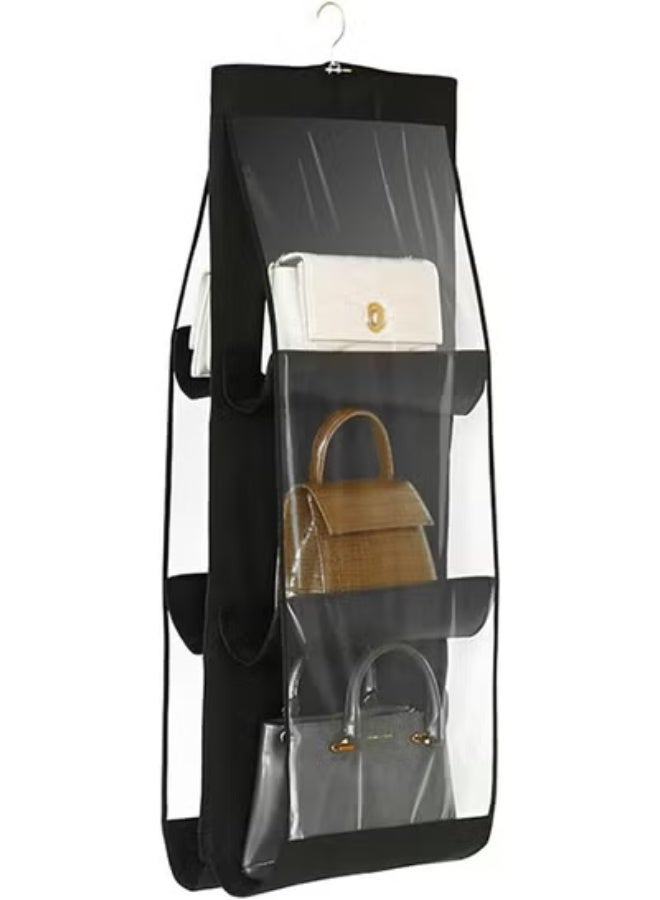 Foldable Hanging Storage Bag Handbag Organizer Multi-colour - Image 1