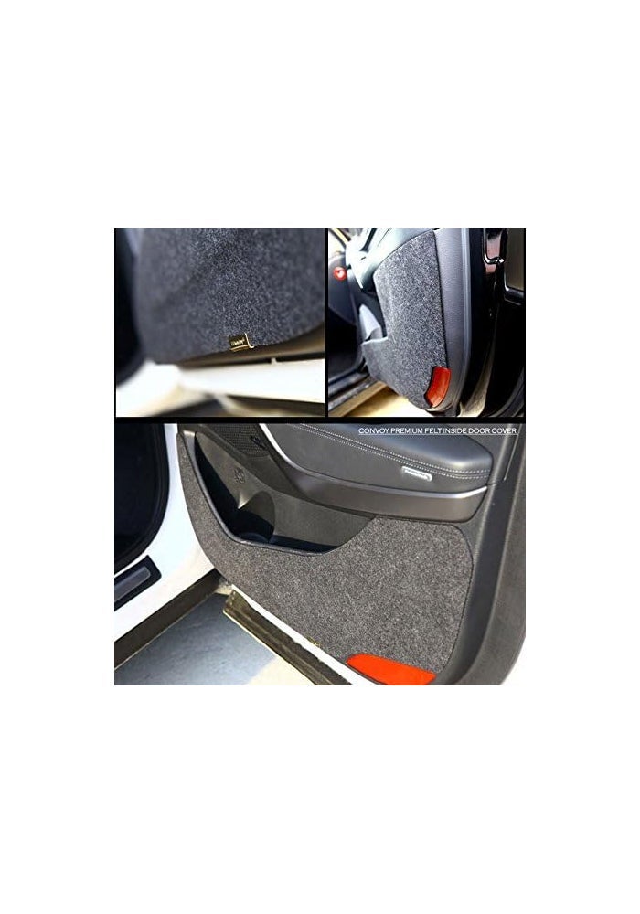 Convoy غطاء مضاد للخدش من قماش الفelt الفاخر لأبواب هيونداي جينيسيس - Image 5