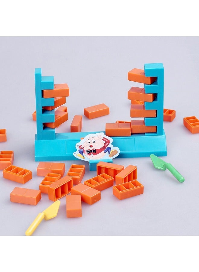 707 Games Brick Wall Game, Push Brick Wall Game, Brick Wall Building Blocks Sort Stack Game, Fun Family Game for Boys and Girls, Develop Skills and Strategy, Family Board Game for 3+ Ages - Image 4