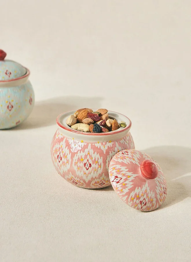 تشومباك Ikat Fusion Storage Jar - Teal, 280ml