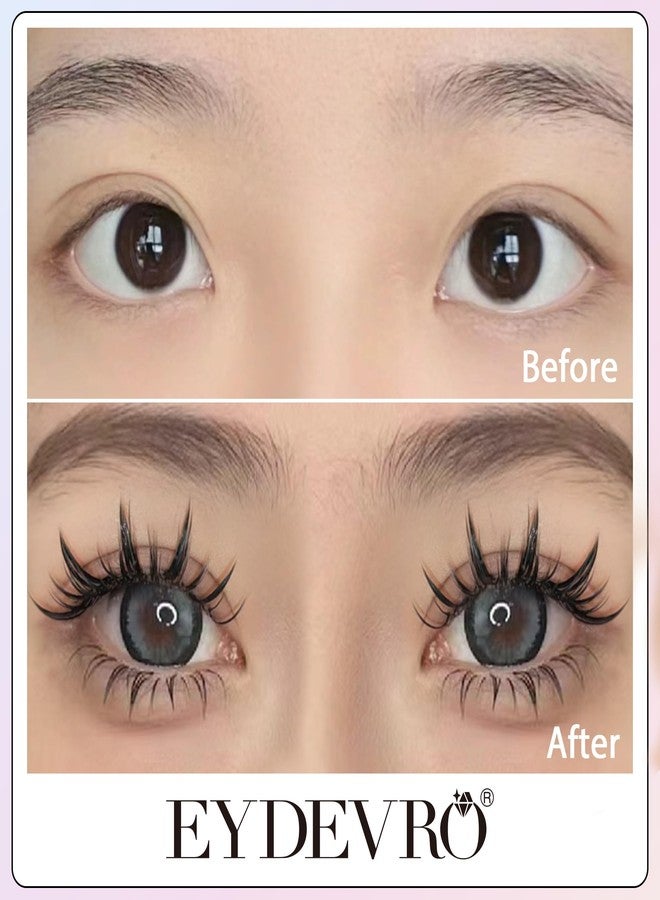 Geeneiya [Wholesale-Only 100 Pack] Geeneiya Spikes Manga Lash Clusters D Curvature Wispy Cluster Eyelash Extensions Natural Eyelash Clusters DIY Lash Extension Kit, - Image 2