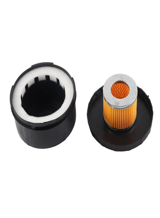 زيرون مرشحات ضاغط الهواء، كاتم صوت دائري بغطاء بلاستيكي مع فلتر 3/4 25 مم، مناسب لضواغط البراغي والمكبس، قوي و - Image 5