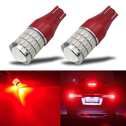 iBrightstar مصباح LED iBrightstar 912 921 للمصابيح الخلفية 3rd High Mount Brake Lights طاقة عالية مع عدسة خالية من الأخطاء T15 906 922 W16W مصابيح، أحمر لامع - Image 1