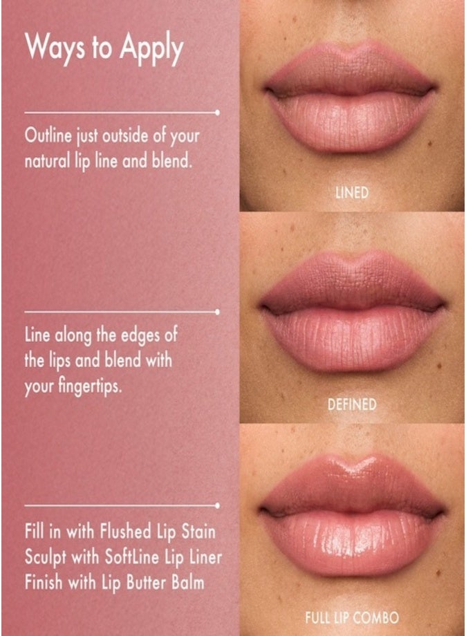 Summer Fridays Softline Lip Liner 1.02g – Long-Wear Creamy Precision Lip Pencil Sugar - Image 5