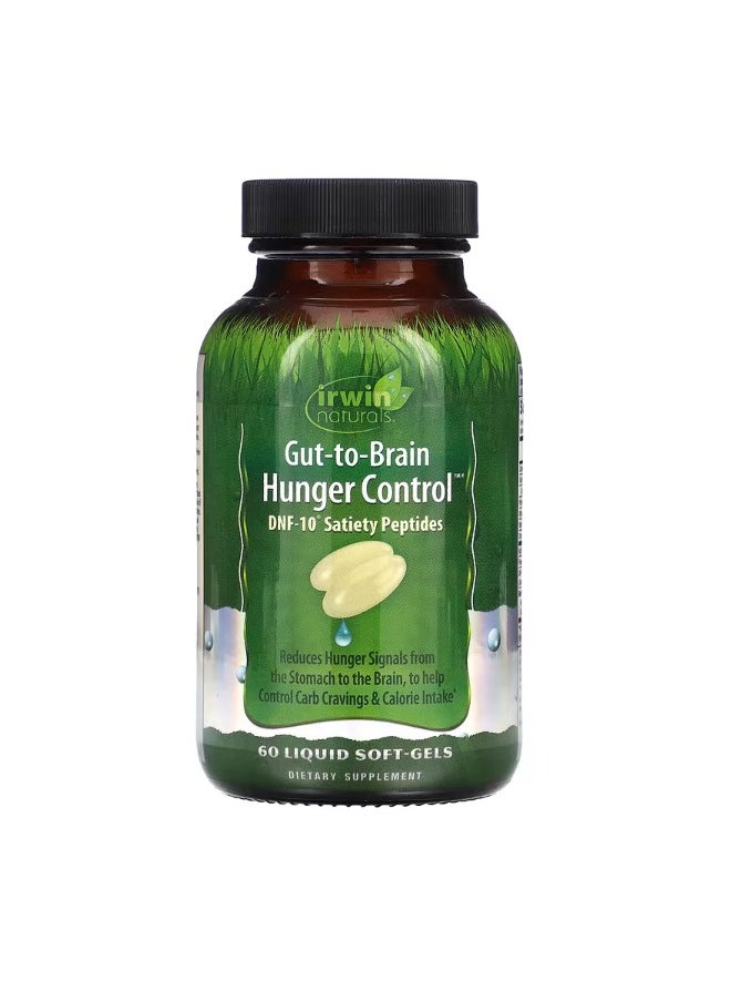 Irwin Naturals GutToBrain Hunger Control 60 Liquid SoftGels  - Image 1
