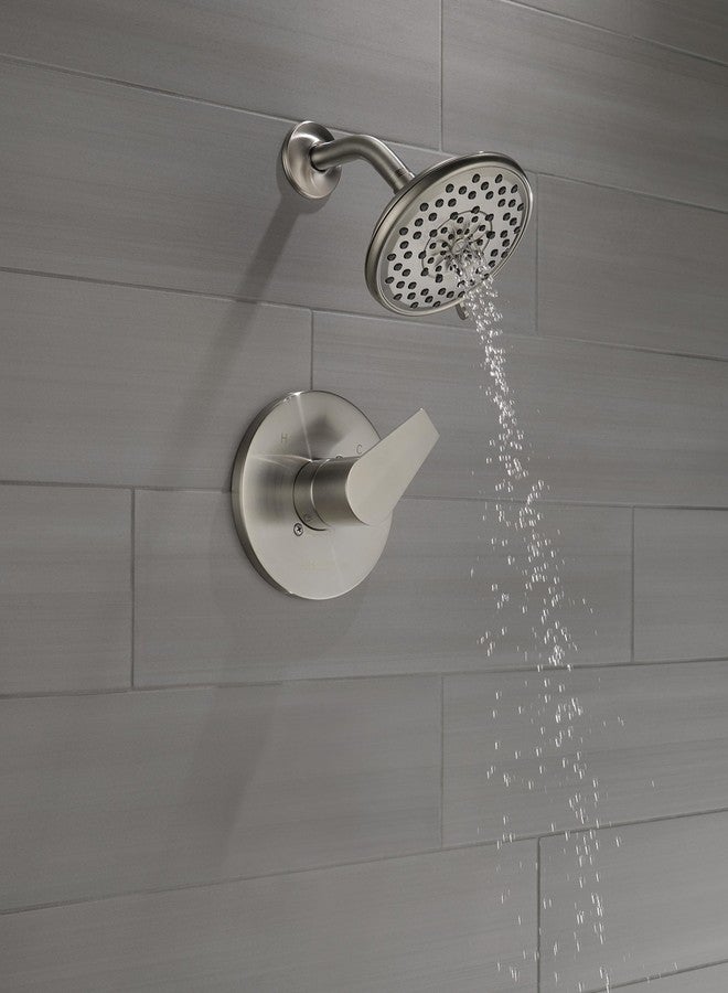 بيرليس صنبور دلتا بيرلس، رأس دش بيرلس PTT14219-BN زاندر، مع زخرفة فقط (يباع الصمام منفصلاً)، نيكل مصقول - Image 5