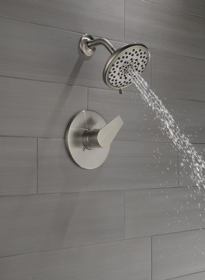 بيرليس صنبور دلتا بيرلس، رأس دش بيرلس PTT14219-BN زاندر، مع زخرفة فقط (يباع الصمام منفصلاً)، نيكل مصقول - Image 4