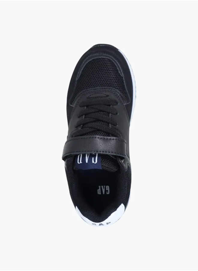 GAP Boys' Panelled Sneakers with Lace-Up Closure - COLUMBUS