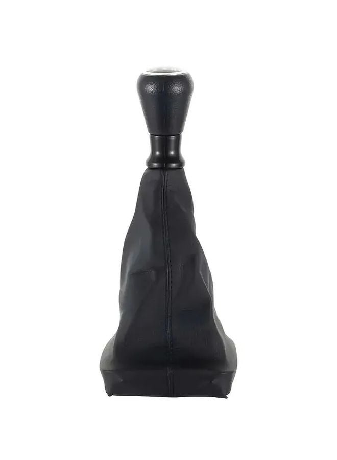Black Gear Shift Knob Shifter Lever For Peugeot 206 207 High Quality PU Easy Installation - Image 4