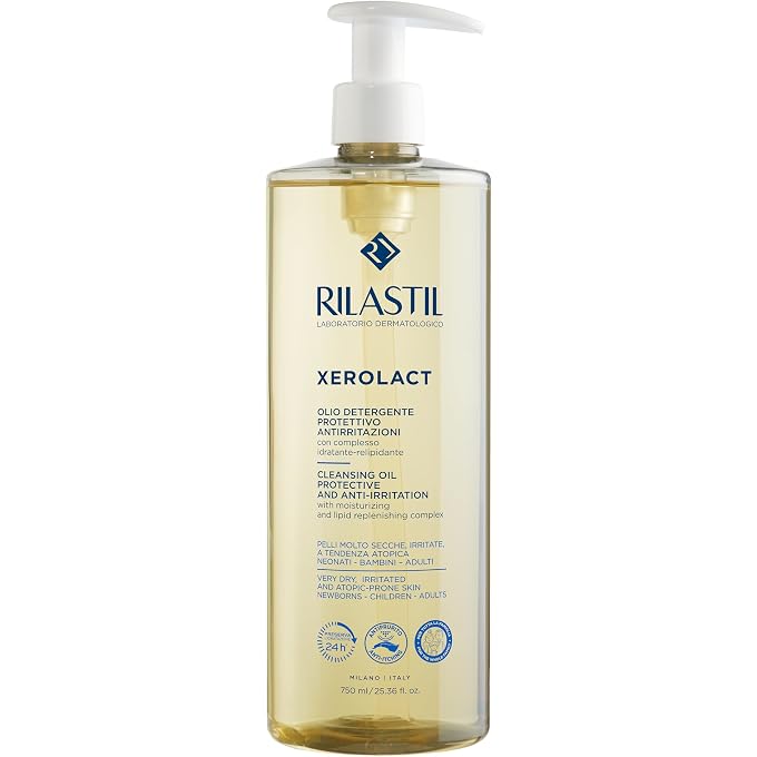 Rilastil Xerolact - Olio Detergente Protettivo Anti Irritazioni, 750Ml - Image 1