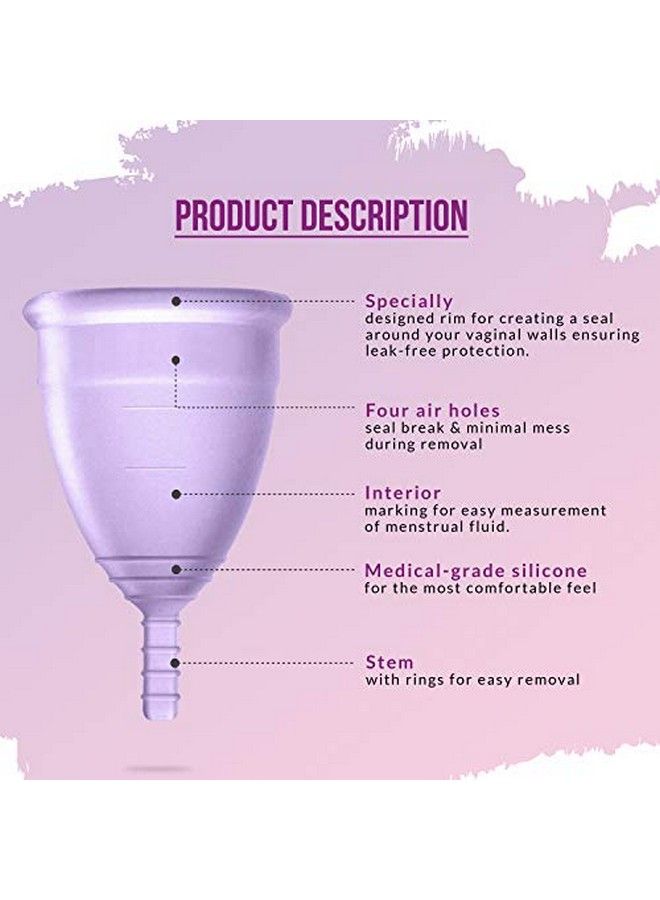 Sirona Reusable Menstrual Cup Large Size With Pouch And Natural Ph Balanced Intimate Wash 100 Ml - Image 5